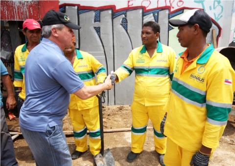 Prefeitura de Manaus inicia obras na avenida Djalma Batista
